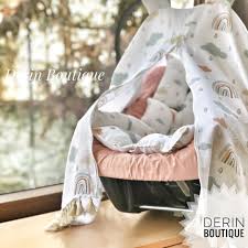 instagram da derin boutique puset ortusunu istek uzerine fermuarli hazirladik icine de puset carsafi ve yumos yumos puset minderi ko puset mi nder carsaflar