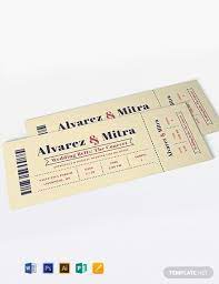 Concert Ticket Wedding Invitation Template Ticket Wedding Invitations Invitation Templates Word Concert Ticket Invitations
