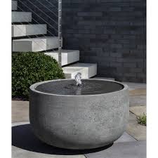 Campania International Inc Echo Park Fountain Finish Ferro Rustico Nuovo Moderne Brunnen Aussenbrunnen Brunnen Garten