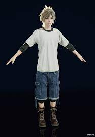 Final Fantasy Vii Remake Cloud Age 14 Pack 3d Models Final Fantasy Vii Final Fantasy Final Fantasy Collection