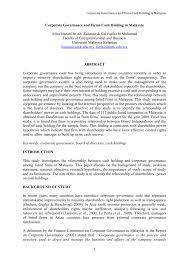 A subreddit for malaysia and all things malaysian. Corporate Governance And Firms Cash Holding In Malaysia