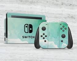 Nintendo switch lite is compatible with popular games such as super mario odyssey™, mario kart™ 8 deluxe, super smash bros.™ ultimate, the legend. Green Sky Clouds Skin For The Nintendo Switch Nintendo Switch Games Nintendo Switch Nintendo