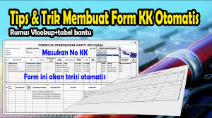 Tutorial sebuah aplikasi kependudukan berbasis excel yang menyajikan format data base penduduk, biodata penduduk, pengajuan kartu keluarga (kk), kartu tanda penduduk (ktp), surat pindah atau mutasi aplikasi penduduk berbasis excel ini dapat di download secara geratis. Cara Membuat Formulir Kk Otomatis Dengan Rumus Excel Youtube