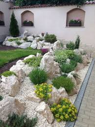 Excellent Diy Garden Decorations With Natural Stone My Desired Home In 2020 Front Yard Landscaping Design Rock Garden Landscaping Landscaping With Rocks