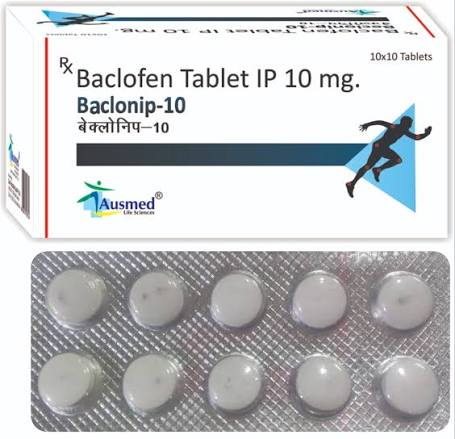 Baclofen Tablet IP 10mg, Packaging Size: 10 X 10 Tablets at ₹ 117/stripe in New Delhi