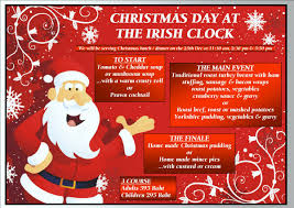Some items on a traditional christmas dinner menu might vary from. Christmas Day Dinner At The Irish Clock Udon Thani