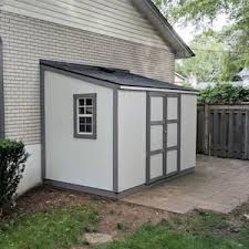 A shed should not be situated, however, on a very steep slope, which would be subject to heavy rain runoff and erosion, unless you plan to build poured concrete stub walls such as are used. Single Slope Shed Shed In A Day