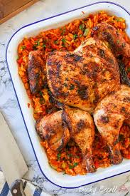 This oven baked peri peri chicken thighs recipe is perfect for weeknight dinners. Gluten Free Peri Peri Chicken Recipe With Spicy Rice Nando S Style