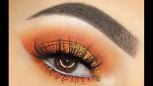 quick 3 min sunset eye makeup tutorial