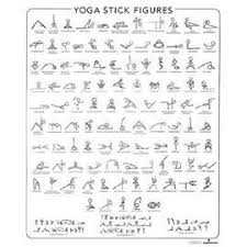 Yoga Stick Figure Chart Alphabetical