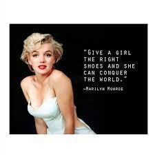 Amazon Com Marilyn Monroe Quotes Wall Art Girl Can Conquer The World 8 X 10 Wall Print Art Ready To Frame Modern Home Decor Office Decor Perfect Fun Gift For Marilyn Monroe Fans