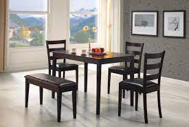 If you are opting for a rustic and contemporary dining room sets then probably it can cost more. Small Table With Bench And Chairs Off 70