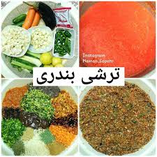 دولپی On Instagram ترشی بندری یکی از انواع چاشنی های غذایی بسیار تند و خوشمزه است ترشی بندری اصیل Canning Pickles Recipe Cooking Recipes Pickling Recipes