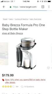 Baby Brezza Formula Pro One Step Bottle Maker New Baby