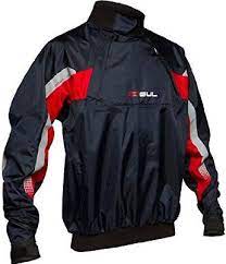 Gul Kids Gamma Taped Spray Top Navy Red Small Tops Kids Top Waterproof Jacket