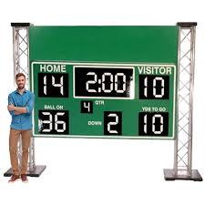 Football scoreboards, video displays, and more. Football Scoreboard Sign
