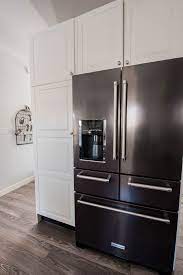 Check spelling or type a new query. Kitchenaid 25 8 Cu Ft Multi Door Refrigerator Krmf706ebs Black Stainless Steel Kitchen Country House Decor Stainless Steel Kitchen Appliances