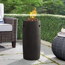 Find the perfect one for you with target's wide collection of fire pits. 10 Round Hammered Outdoor Lp Fire Column Threshold Target