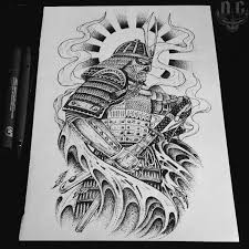 See more ideas about skull tattoos, skull, tattoos. Samurai Tattoo Design On Behance