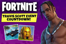 Travis scott's first fortnite concert made history last night with the biggest live audience in the game's history, as 12.3 million concurrent players watched the houston rapper debut a new kid cudi collaboration titled the. Fortnite Travis Scott Countdown Event Start Time Concert Dates Skins Leaks Map Location Daily Star