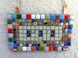 Pin By Lilus On Mosaics Glass Tile House Numbers House Numbers Mosiac Tile