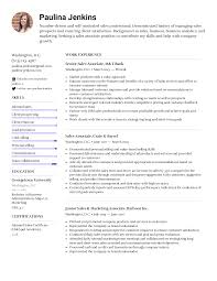 sales associate resume example