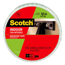 3m Scotch 0 75 In X 9 72 Yds Permanent Double Sided Indoor Mounting Tape