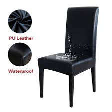 Related searches for leather seat cushion chair: Stretch Pu Leather Chair Cover Waterproof Oilproof Black Dining Chair Seat Cushion Cover For Banquet Party Event Washable Chair Cover Aliexpress