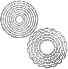 Embossing adds style and dimension to your cards, scrapbook pages and much more! Amazon Com 2 Packs Cutting Dies Stencil Metal Template Moulds Finegood Embossing Tool For Card Making Scrapbooking Diy Album Paper