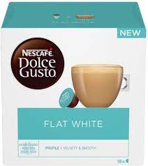Coffee organizers & dispensers (10). Nescafe Dolce Gusto Flat White Coffee Pods Pack Of 3 Total 48 Capsules Amazon Co Uk Grocery