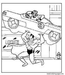 This kind of superhero coloring pages is very attractive to see since superman is a fictional superhero often shown on television. Superman Lifting A Car Coloring Pagec459 Coloring Pages Printable
