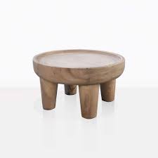 The African Safari Teak Side Table In Small Is A Work Of Art By Nature Carved From A Teak Tree Into A Smooth Round T Teak Side Table Side Table African