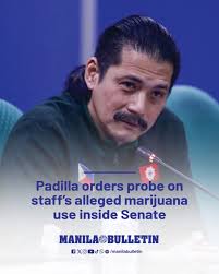 Senator Robinhood "Robin" Padilla has called for an investigation into  reports that one of his staff was caught smoking marijuana within the  premises of the Senate. READ:  https://mb.com.ph/2025/08/14/padilla-orders-probe-on-staffs-alleged-marijuana-use  ...