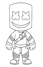 Printable hawaiian coloring pages are a fun way for kids of all ages to develop creativity, focus, motor skills and color recognition. Little Marshmello Fortnite Coloring Page Free Printable Coloring Pages For Kids