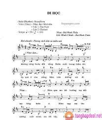 Sheet Nhạc Bai đi Học Sheet Bai Hat Pan Flute Marimba Tone Of Voice
