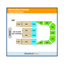 Horseshoe Casino Tunica Casino Bluesville Seating Chart