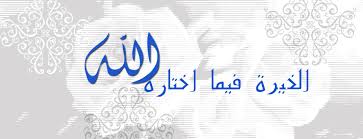 الخيرة فيما اختاره الله