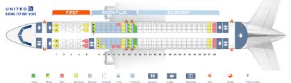 Seat map and seating chart boeing 737 900er alaska airlines. United Airlines Fleet Boeing 737 900 Details And Pictures