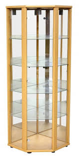 Find great deals on ebay for corner glass display cabinet. Corner Light Beech Glass Display Cabinet Homegenies