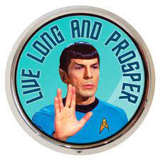 Amazon.com: The Unemployed Philosophers Guild Original Star Trek Spock  Leonard Nimoy Pill Box - Compact 1 or 2 Compartment Medicine Case : Health  & Household