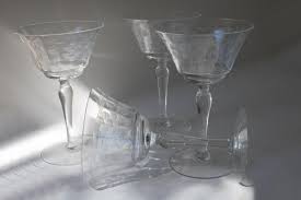 Decorative frosted glass pattern free vector cdr 3axis co. Vintage Rock Sharpe Libbey Etched Glass Stemware Panel Optic Champagne Glasses