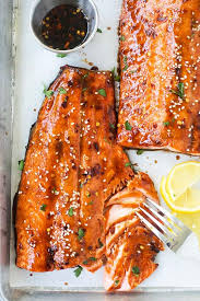 6 steaks (1 inch thick) 1/4 tsp. Soy Glazed Salmon The Best Baked Salmon Rasa Malaysia