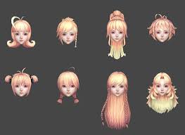 To cover gray or white hair, to change to a color regarded as more fashionable or desirable. Hair Hair Style Girl Short Hair Long Hair Dye 2 3d Model