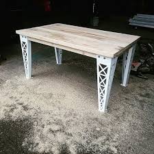 4 X Cool Industrial Style Custom Table Legs 73cm Tall Steel Build Your Own Cool Table Designed And Made In The Uk Industrial Style Table Table Legs Steel Furniture