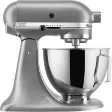 Kitchenaid is known for its mixers because of how powerful, reliable, and simple they are. Kitchenaid Deluxe 4 5 Qt Tilt Head Stand Mixer Silver Ksm97sl Best Buy