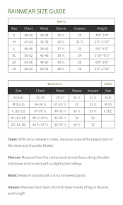 16 Timeless Frogg Togg Size Chart