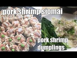 Pork Siomai Pork Dumplings Pwedeng Pang Negosyo Step By Step Youtube Siomai Pork Dumpling Cooking Recipes