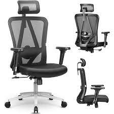 Ce mouvement est l'un des meilleurs pour isoler les lombaires, même s'il n'est pas possible de. Chaise De Bureau Ergonomique Confortable Fauteuil Pivotante Avec Accoudoirs 3d Hauteur Appui Tete Soutien Lombaire Dossier Regalab Cdiscount Maison