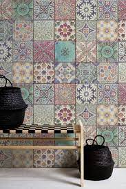 tapete ottavio perfekt fur die kuche mit fliesenoptik geometric wallpaper decor wall design wallpaper decor