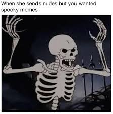 Spooky Skeleton Spooky Memes Halloween Memes Spooky Movies